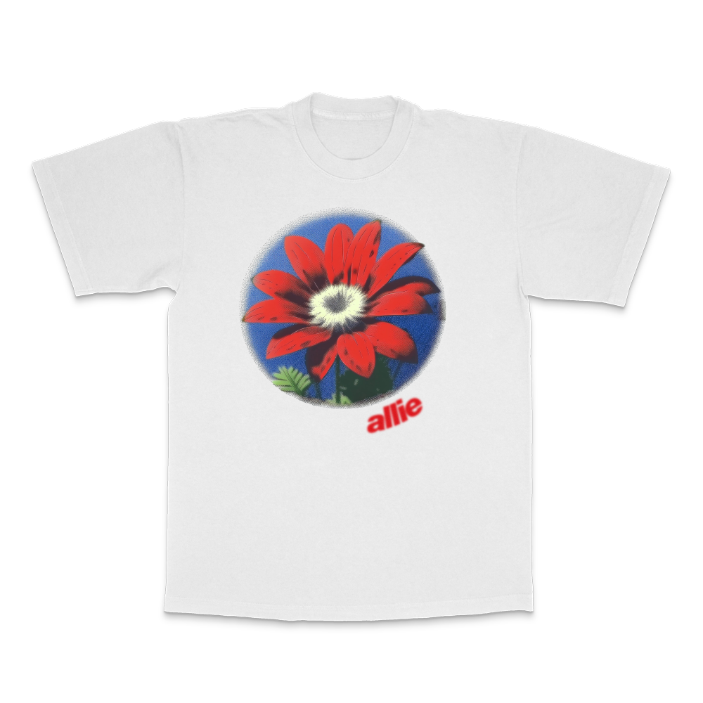 Allie Sherlock *Limited Edition* Flower Logo T-Shirt White